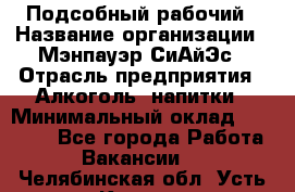 Подсобный рабочий › Название организации ­ Мэнпауэр СиАйЭс › Отрасль предприятия ­ Алкоголь, напитки › Минимальный оклад ­ 20 800 - Все города Работа » Вакансии   . Челябинская обл.,Усть-Катав г.